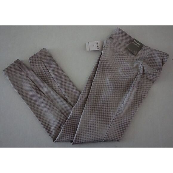 Forever 21 Women's Sz XS Taupe/Silver Spotted Mid-Rise Long Leggings - Picture 8 of 9